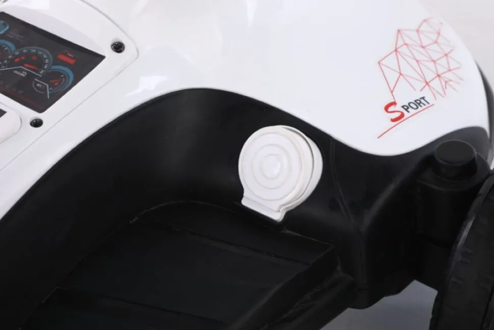ES-Toys Kinder Elektro-Fahrzeug Drift Cart Gokart, Bluetooth Rückwärtsgang Hupe rot