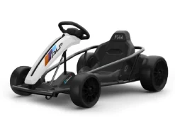 ES-Toys Kinder Elektro Gokart FXI1, weiß, E-Gokart mit Driftfunktion, 5-10km/h
