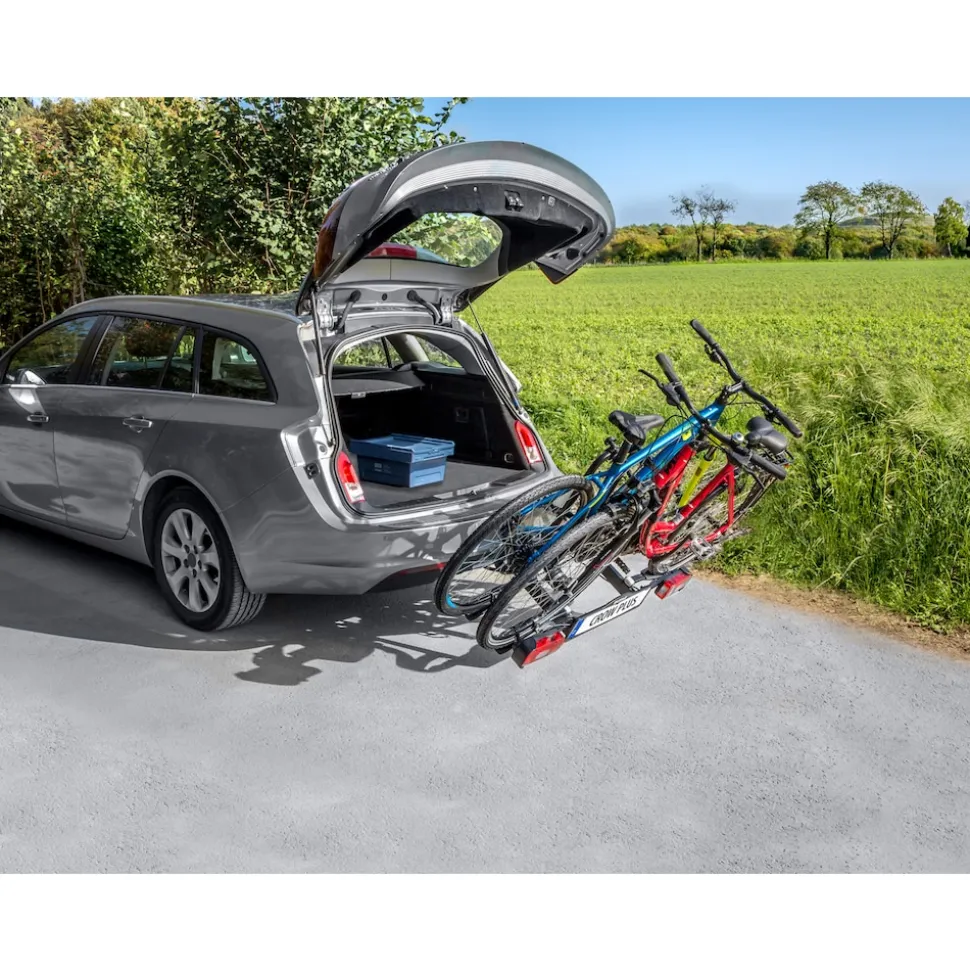 EUFAB Fahrradträger Crow Plus für 2 Fahrräder, erweiterbar