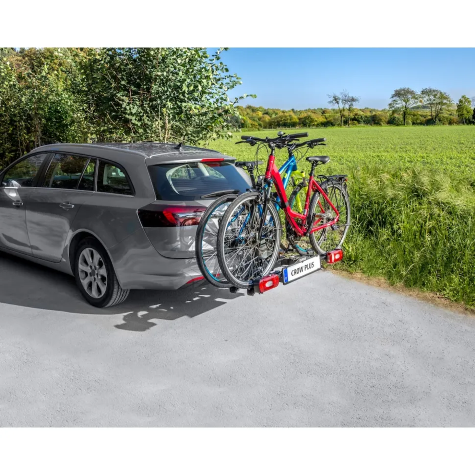 EUFAB Fahrradträger Crow Plus für 2 Fahrräder, erweiterbar