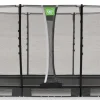 EXIT Allure Classic Bodentrampolin 214x366cm - schwarz