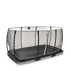 EXIT Allure Classic Bodentrampolin 244x427cm - schwarz
