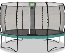 EXIT Allure Classic Trampolin ø427cm - grün