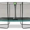 EXIT Allure Classic Trampolin 244x427cm - grün