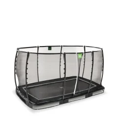 EXIT Allure Premium Bodentrampolin 214x366cm - schwarz