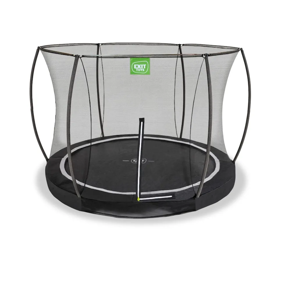 EXIT Black Edition Bodentrampolin ø305cm - schwarz