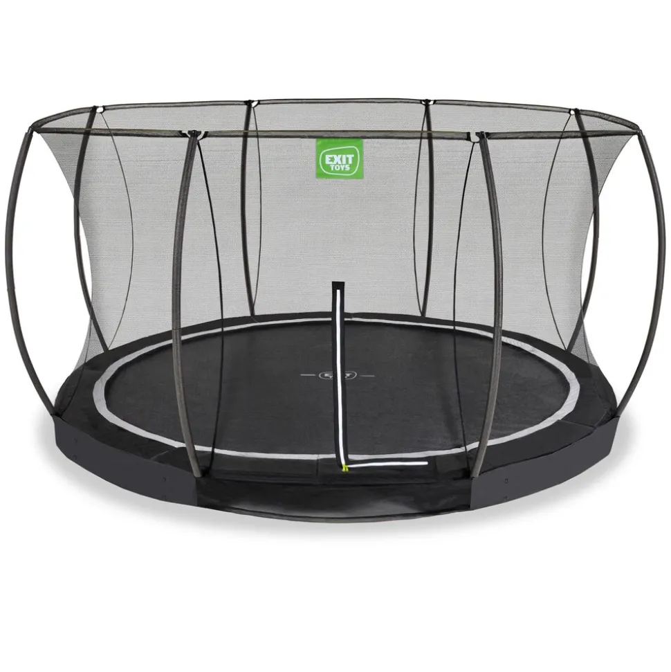 EXIT Black Edition Bodentrampolin ø427cm - schwarz