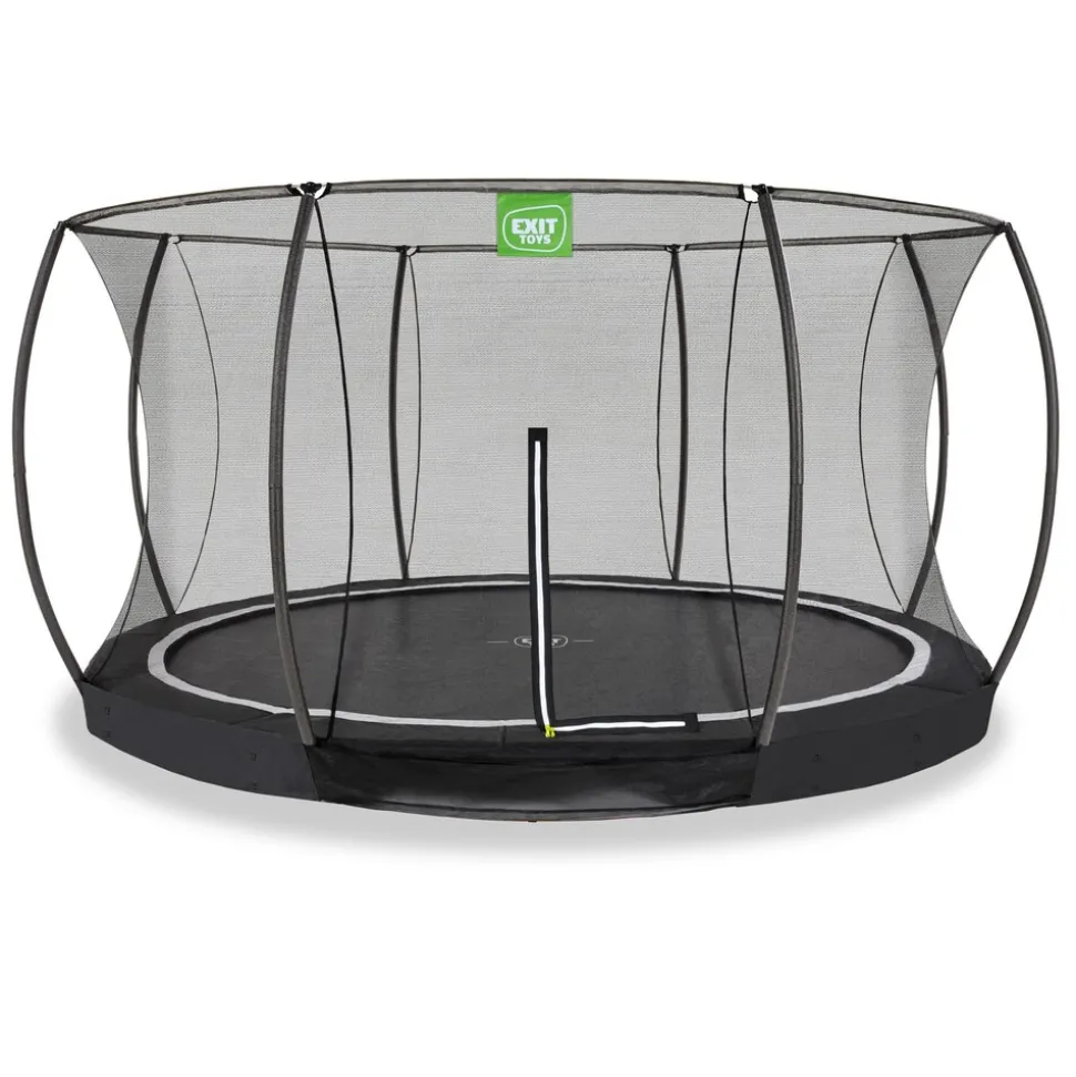 EXIT Black Edition Bodentrampolin ø427cm - schwarz