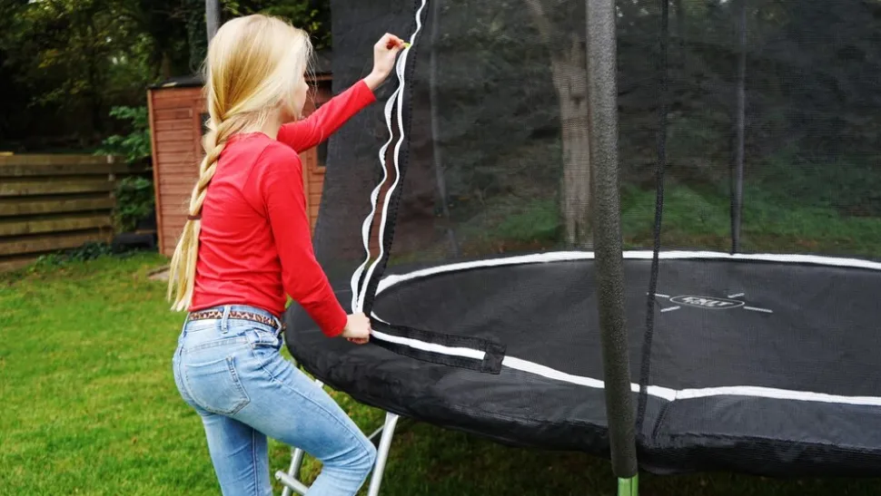 EXIT Black Edition Trampolin ø305cm - schwarz