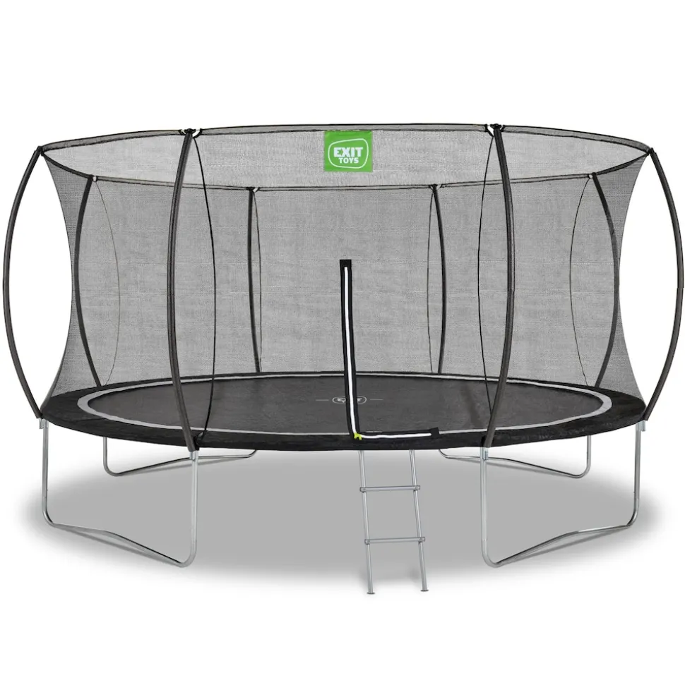 EXIT Black Edition Trampolin ø427cm - schwarz