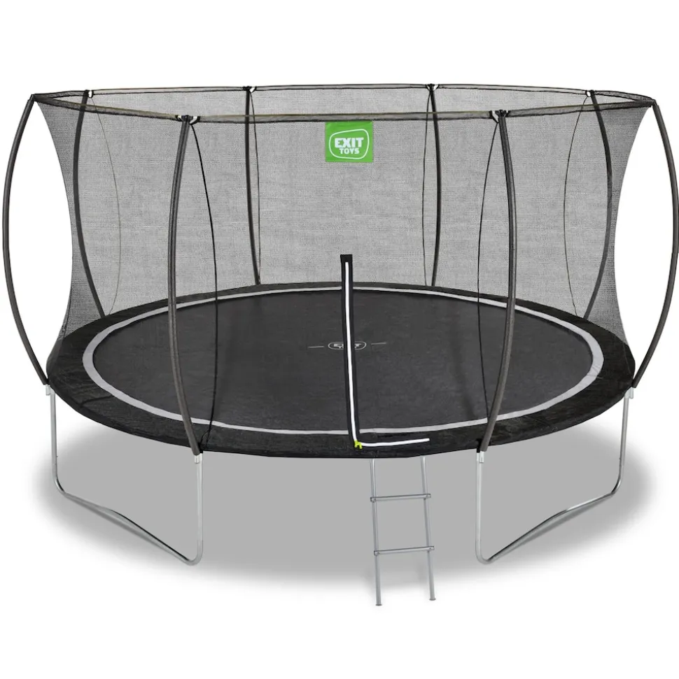 EXIT Black Edition Trampolin ø427cm - schwarz