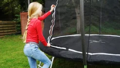 EXIT Black Edition Trampolin ø244cm - schwarz