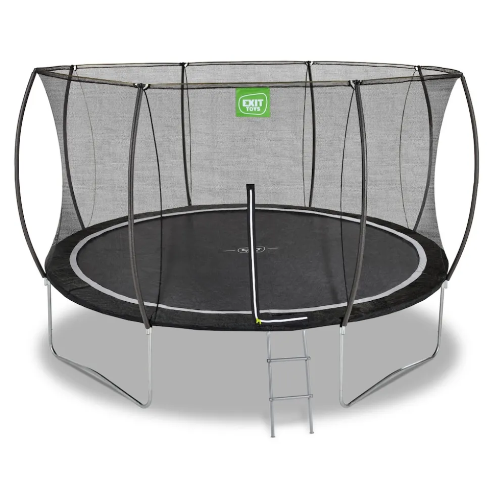 EXIT Black Edition Trampolin ø366cm - schwarz