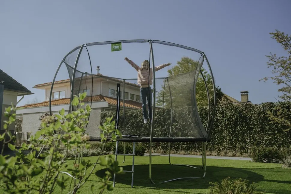 EXIT Black Edition Trampolin ø366cm - schwarz