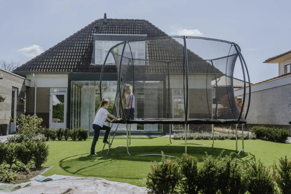 EXIT Black Edition Trampolin ø366cm - schwarz