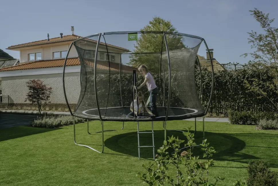 EXIT Black Edition Trampolin ø366cm - schwarz