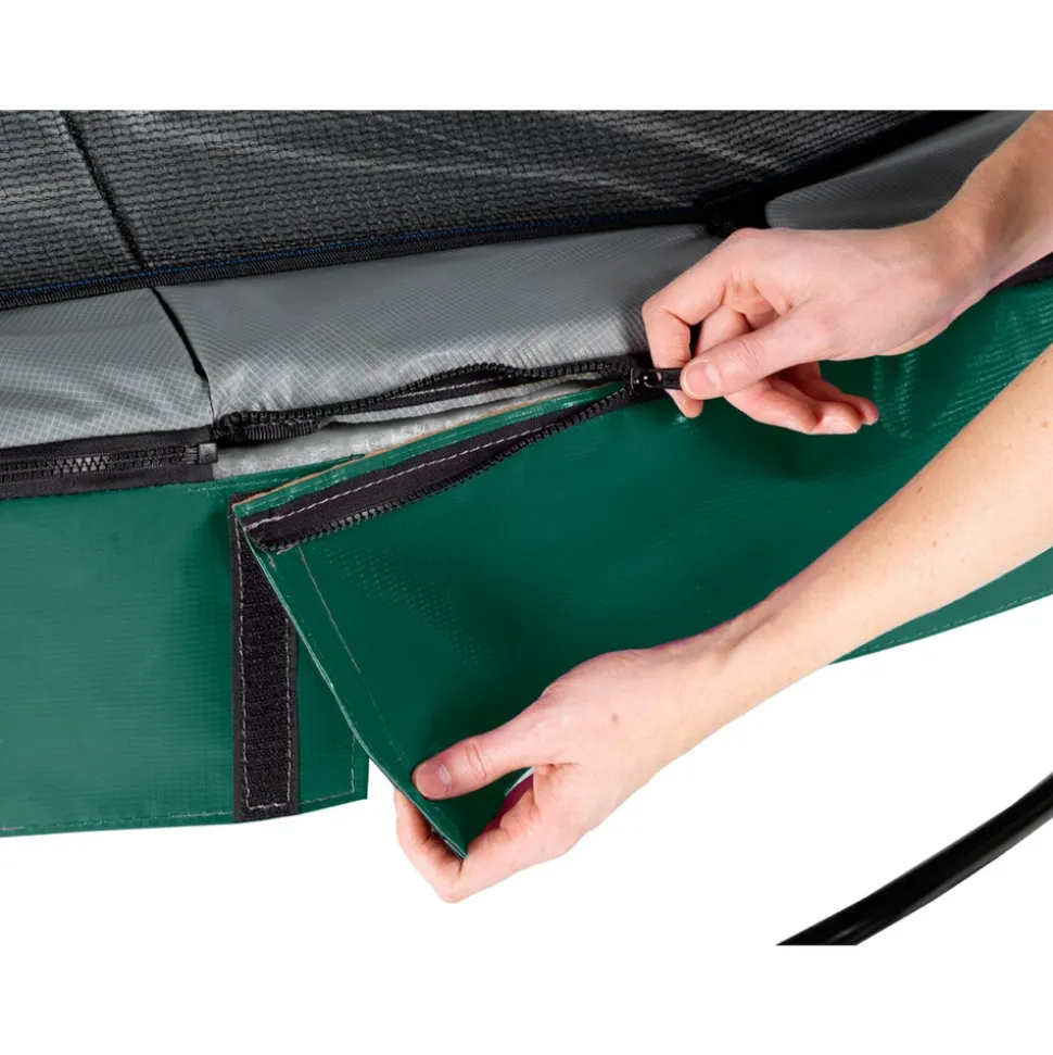 EXIT Elegant 305 (10ft) RUND + Sicherheitsnetz Economy grün