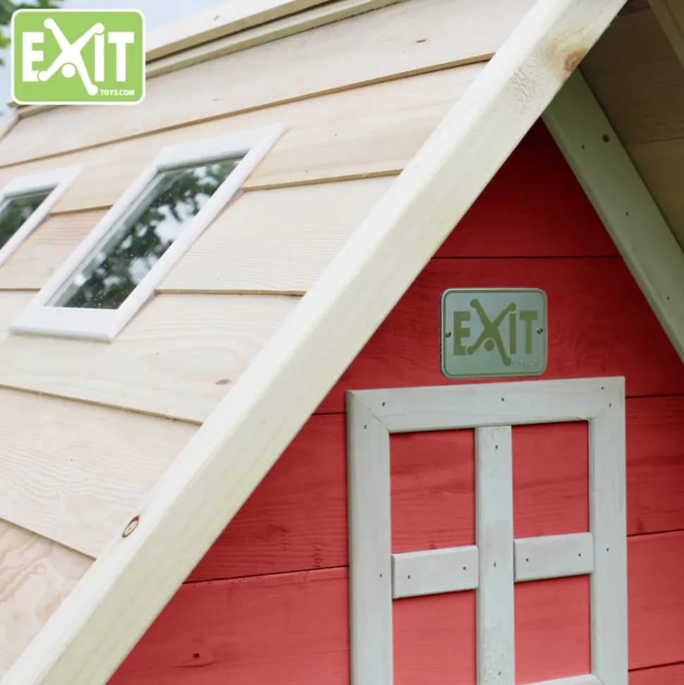 EXIT Fantasia 300 Holzspielhaus Rotbraun