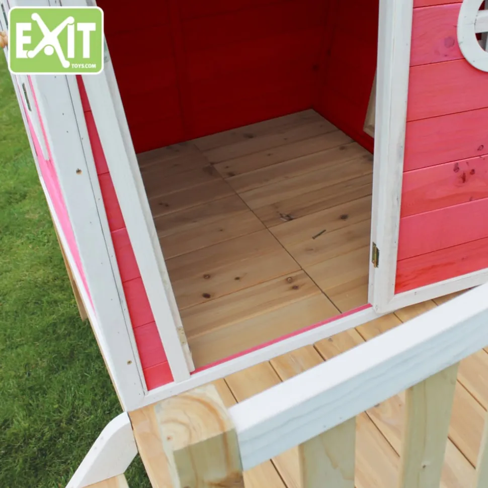 EXIT Fantasia 300 Holzspielhaus Rotbraun