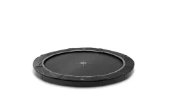 EXIT InTerra ebenerdige sports Trampolin ø244cm - schwarz