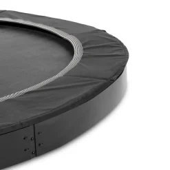 EXIT InTerra ebenerdige sports Trampolin ø244cm - schwarz