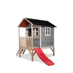 EXIT Loft 300 Holzspielhaus - grau