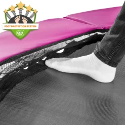EXIT Silhouette Ground + Sicherheitsnetz Rechteckig 153x214 (5x7ft) Rosa