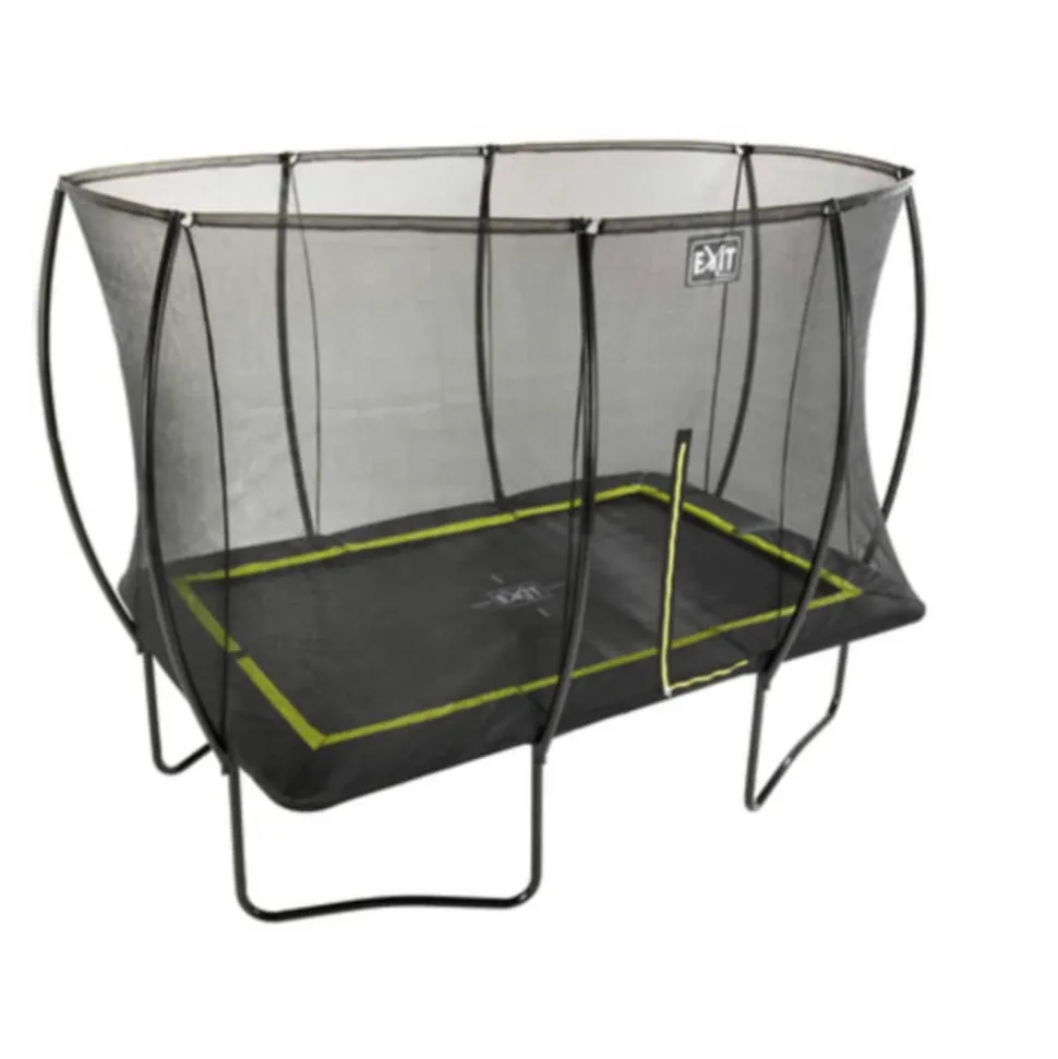 EXIT Silhouette Rechteckig 214x305cm (7x10ft) + Sicherheitsnetz Schwarz