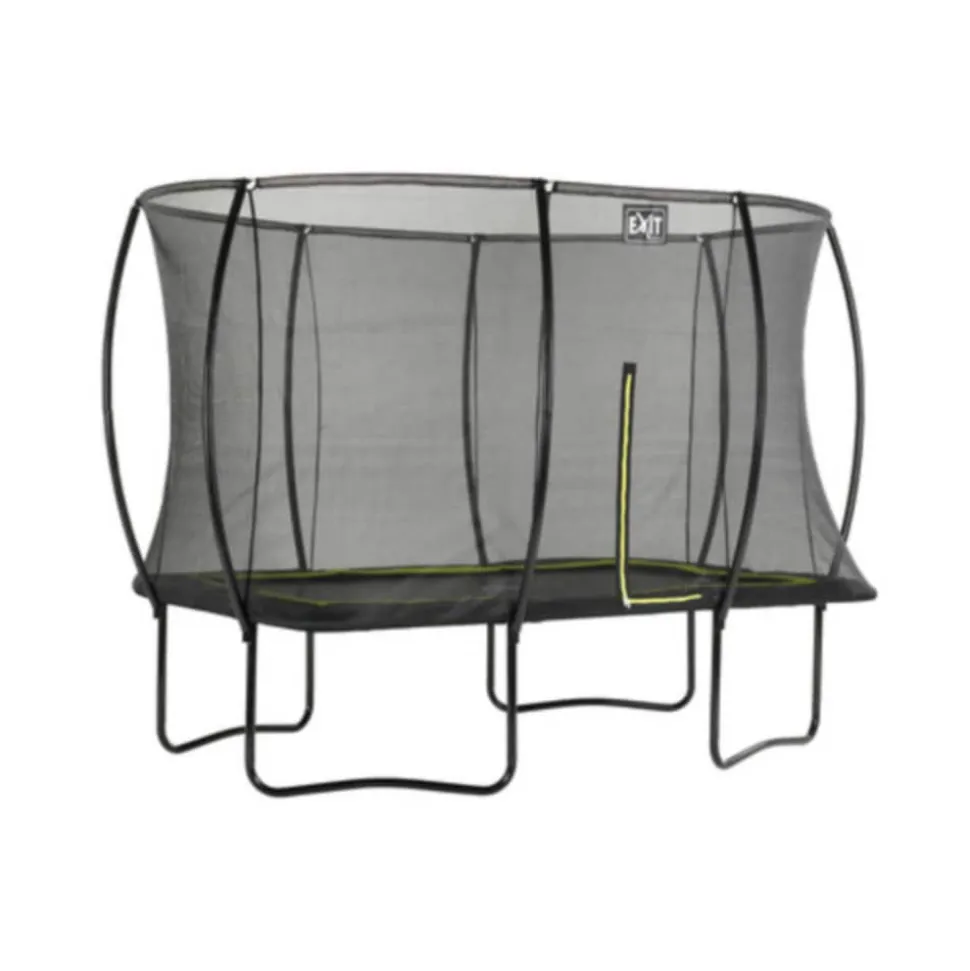 EXIT Silhouette Rechteckig 214x305cm (7x10ft) + Sicherheitsnetz Schwarz