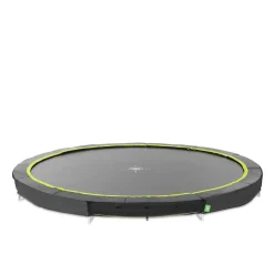 EXIT Silhouette sports Bodentrampolin ø427cm - schwarz