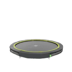 EXIT Silhouette sports Bodentrampolin ø244cm - schwarz