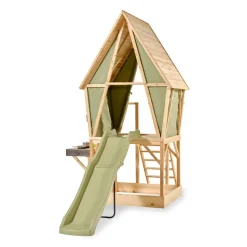 EXIT Yuki 550 Holzspielhaus mit Rutsche, Balkon und Küche