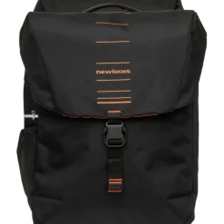 Fahrrad-Doppelpacktasche Vigo Double Racktime 2.0 , schwarz-orange