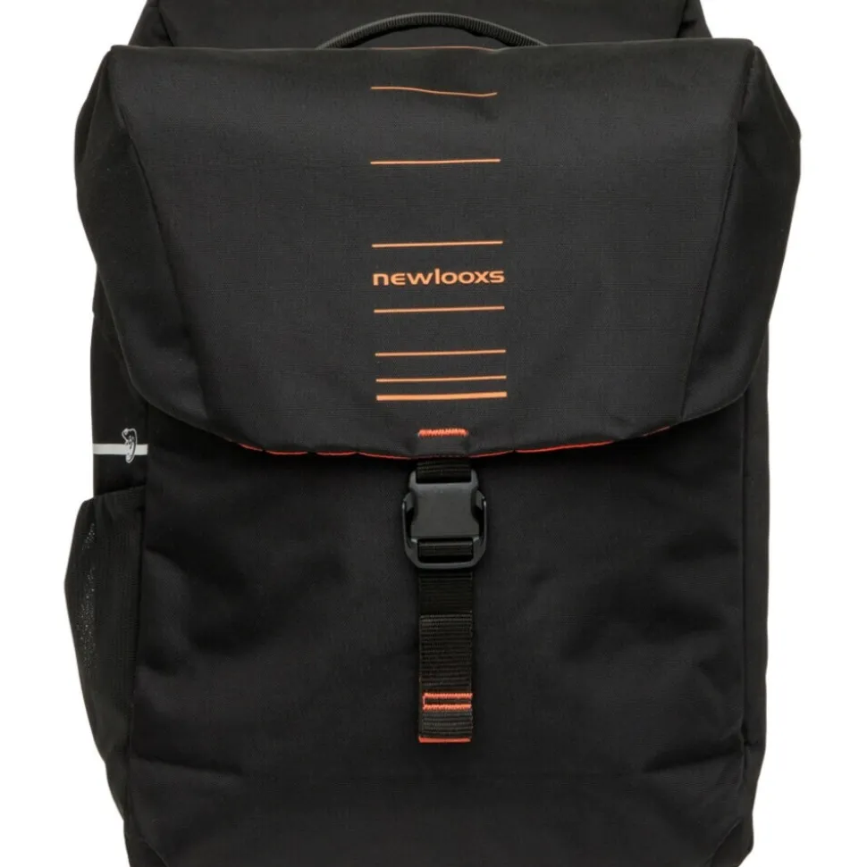 Fahrrad-Doppelpacktasche Vigo Double Racktime 2.0 , schwarz-orange
