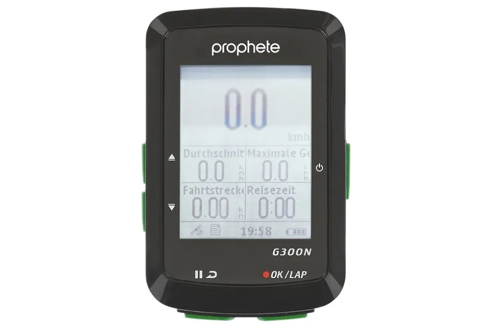 Fahrradnavigationssystem, GPS Computer, 14 Funktionen inkl. Lenkerhalterung,