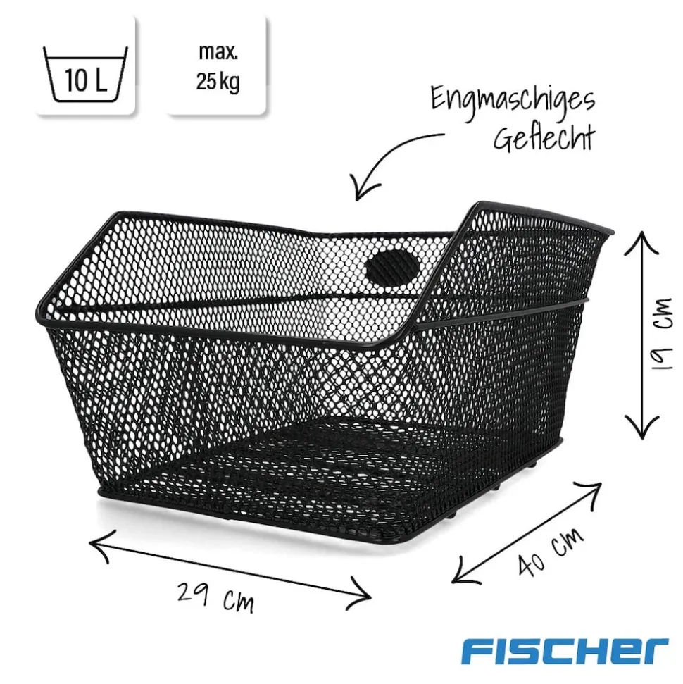 FISCHER Gepäckträgerkorb »School« 25kg
