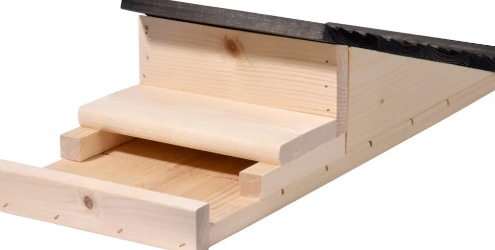 Fledermauskasten mit Belüftungsschlitzen, Nisthilfe zum Aufhängen