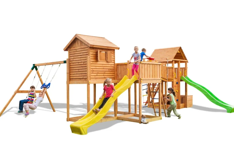 FUNGOO MAXI SET Spielturm Klettergerüst PLAY BOX