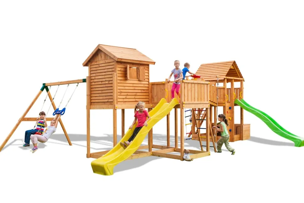 FUNGOO MAXI SET Spielturm Klettergerüst PLAY BOX
