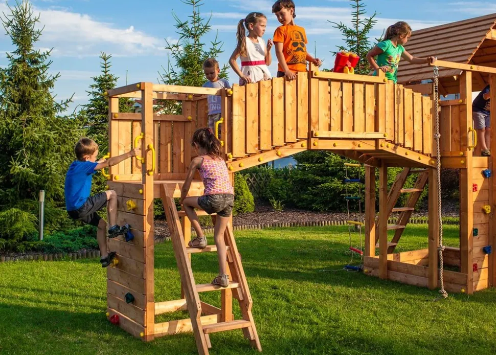 FUNGOO MAXI SET Spielturm Klettergerüst FUN GYM