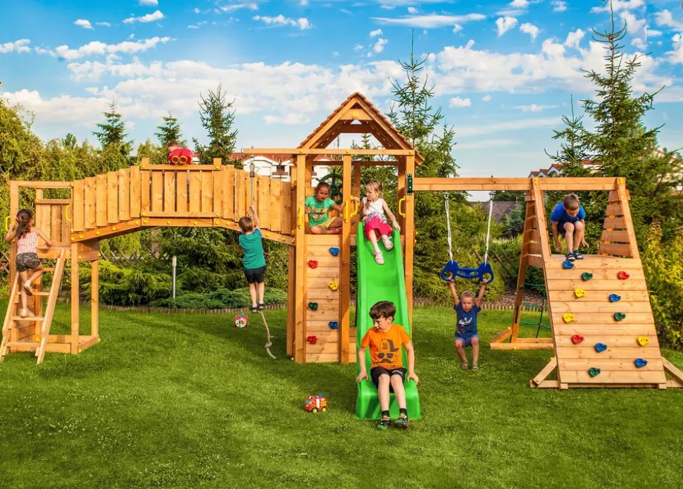 FUNGOO MAXI SET Spielturm Klettergerüst FUN GYM