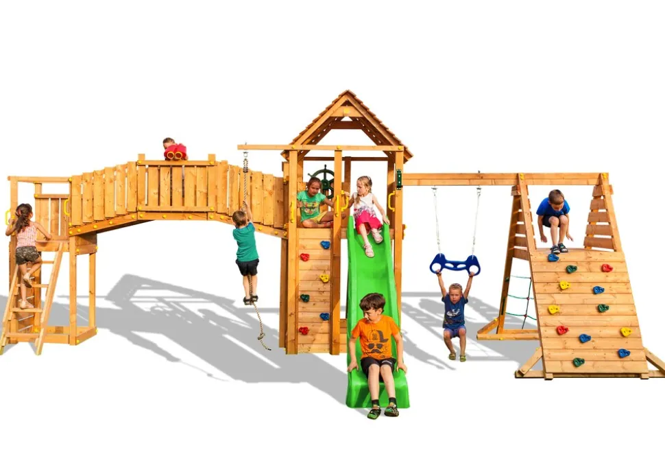 FUNGOO MAXI SET Spielturm Klettergerüst FUN GYM