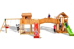 FUNGOO MAXI SET Spielturm Klettergerüst SMILE FARM