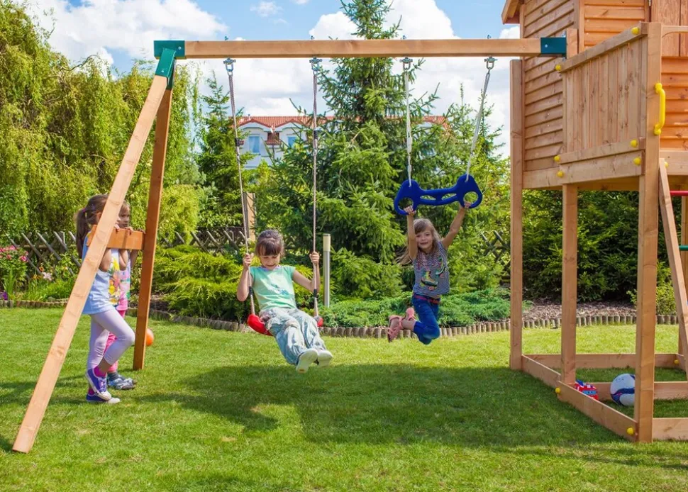 FUNGOO MAXI SET Spielturm Klettergerüst SMILE FARM