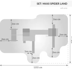 FUNGOO MAXI SET Spielturm Klettergerüst SPIDER LAND