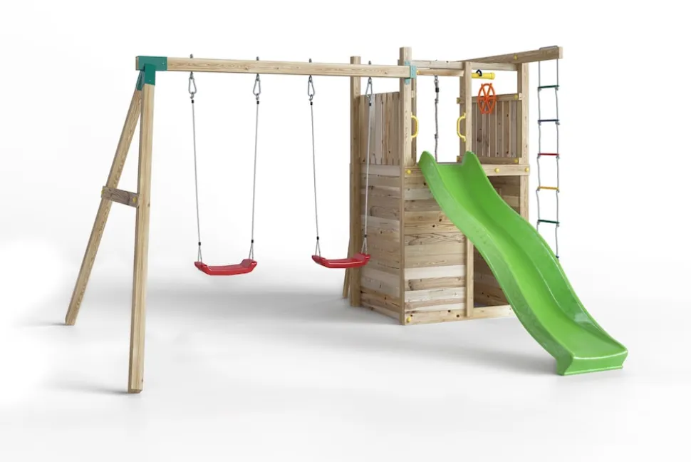 FUNGOO Spielturm Klettergerüst Houser
