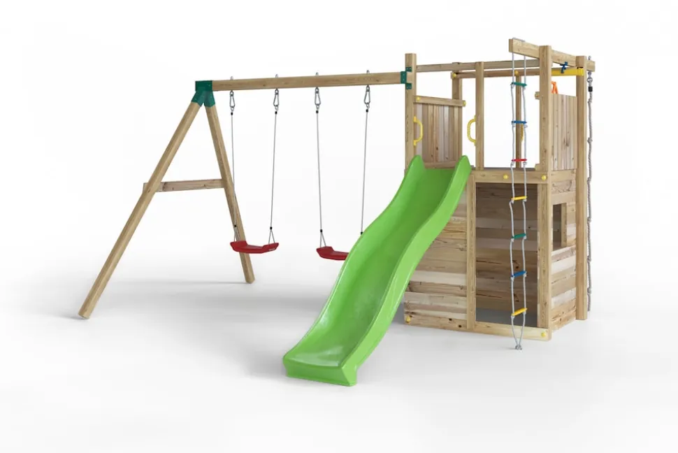 FUNGOO Spielturm Klettergerüst Houser