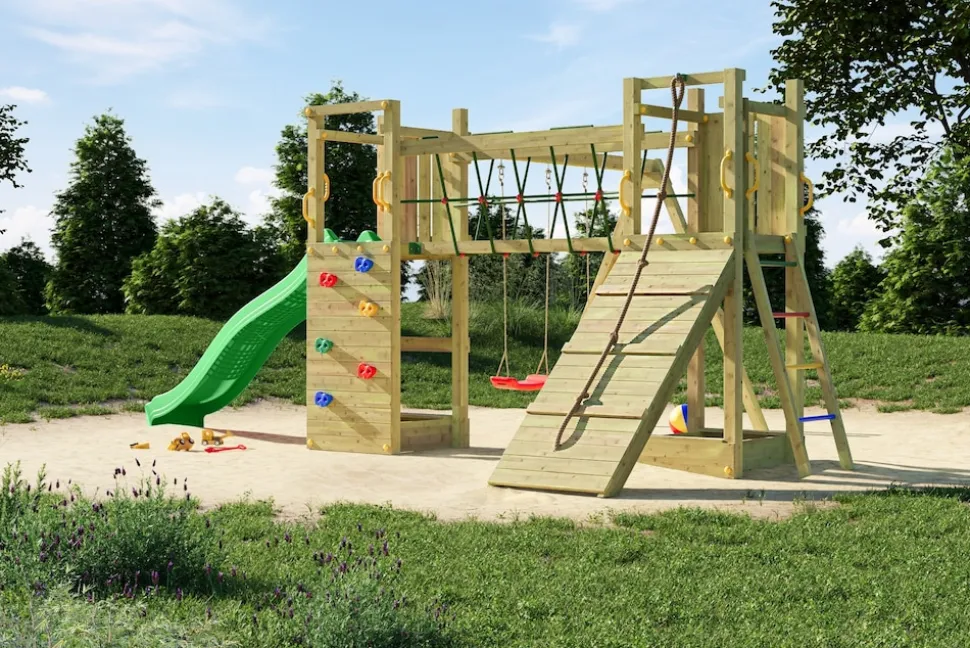 FUNGOO Spielturm Klettergerüst Maxi Funny Exposure