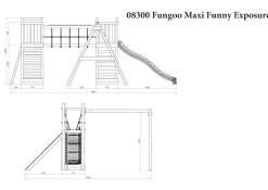 FUNGOO Spielturm Klettergerüst Maxi Funny Exposure