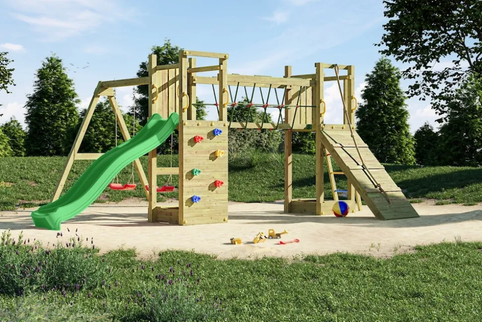 FUNGOO Spielturm Klettergerüst Maxi Funny Exposure